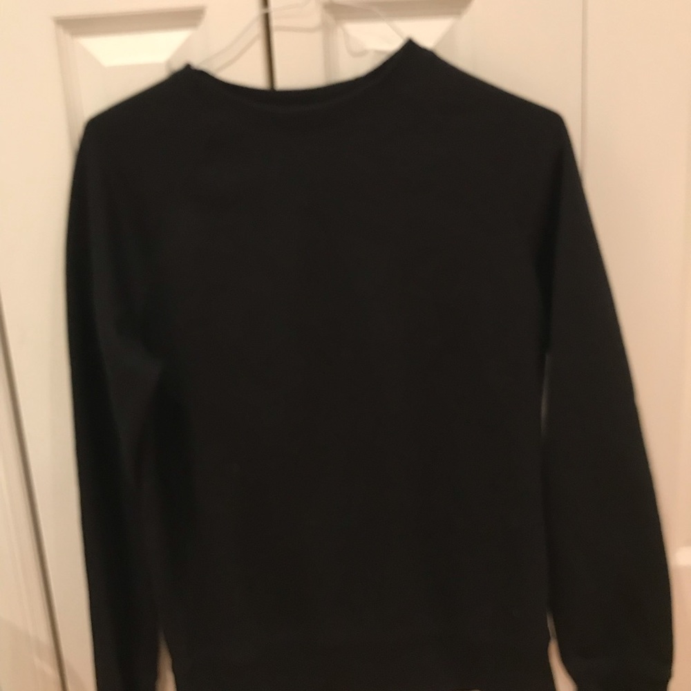 cedar wood state black crew neck sweater